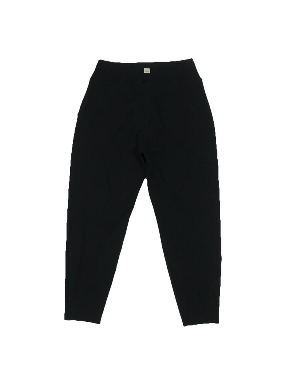 Vuori Lux At Ease Harem Jogger Pants Womens Large L Black Ribbed Gym Yoga VW479